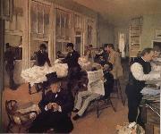 Edgar Degas Cotton trade Germany oil painting artist